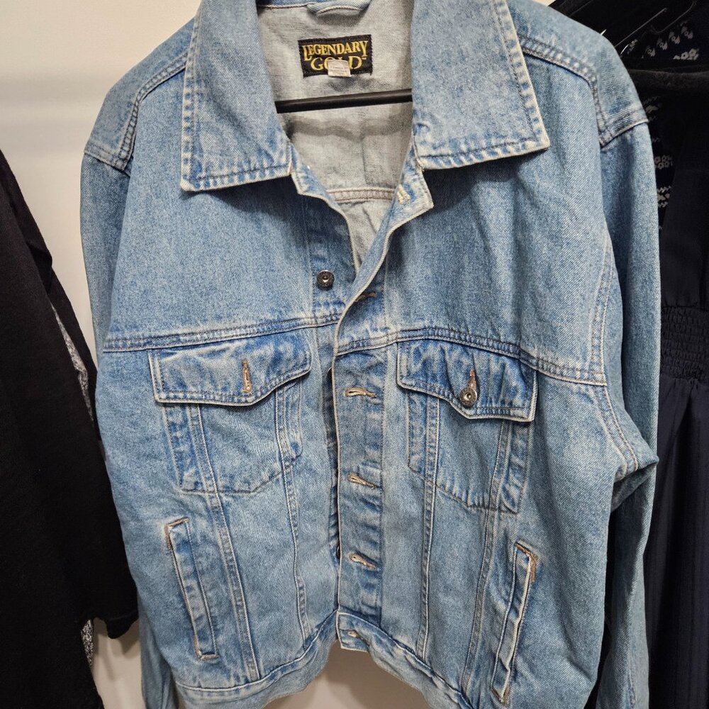 Vintage Jean Jacket Legendary Gold